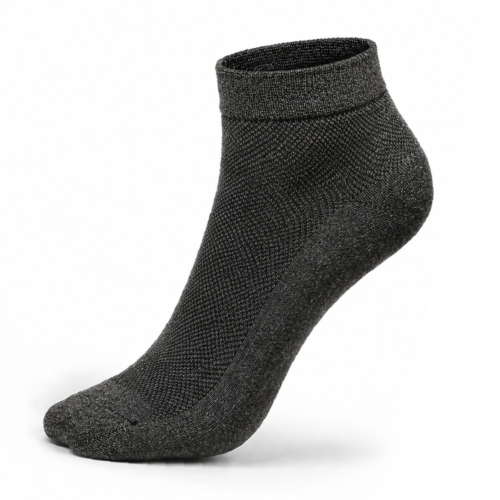 KYTERRA Premium Socks for Men, Ankle Socks, Dark Grey, Pairs of 1